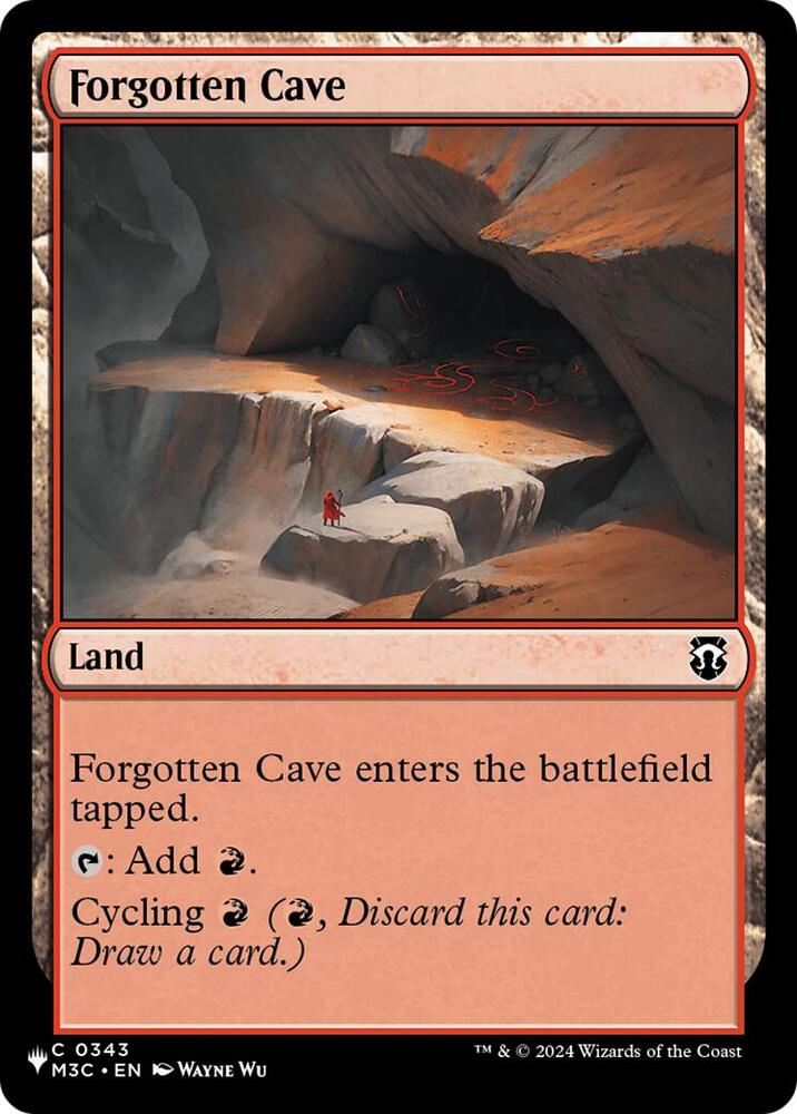 Forgotten Cave (M3C) (343) [The List] | Boutique FDB TCG