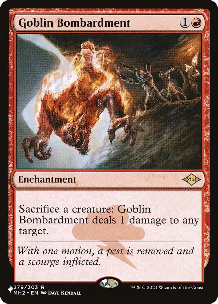 Goblin Bombardment (MH2) (279) [The List] | Boutique FDB TCG