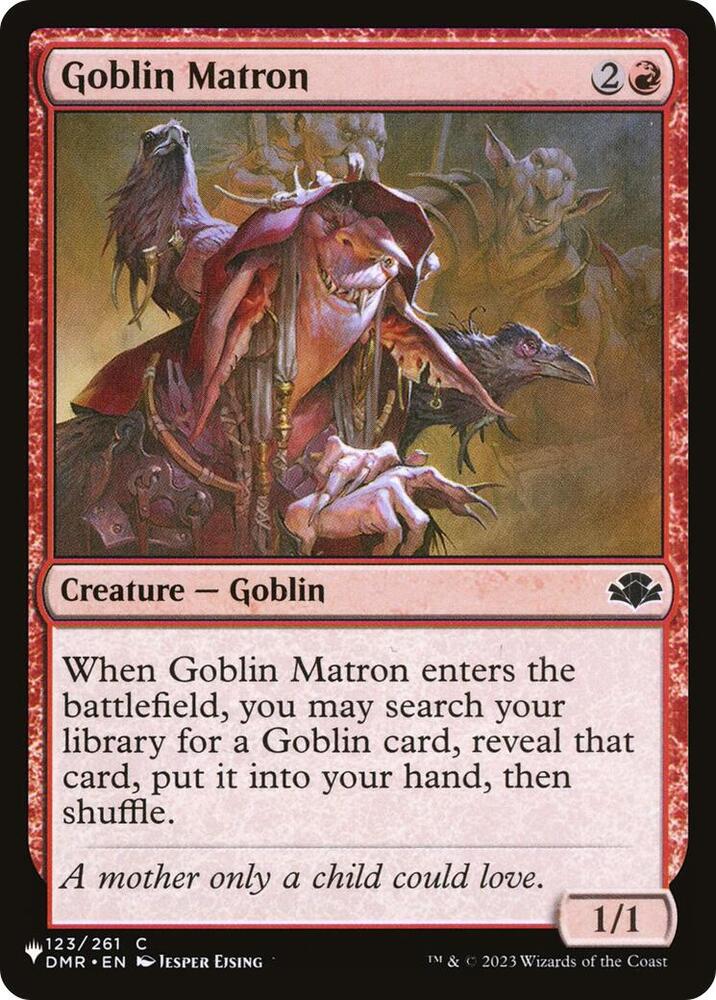Goblin Matron (DMR) (123) [The List] | Boutique FDB TCG