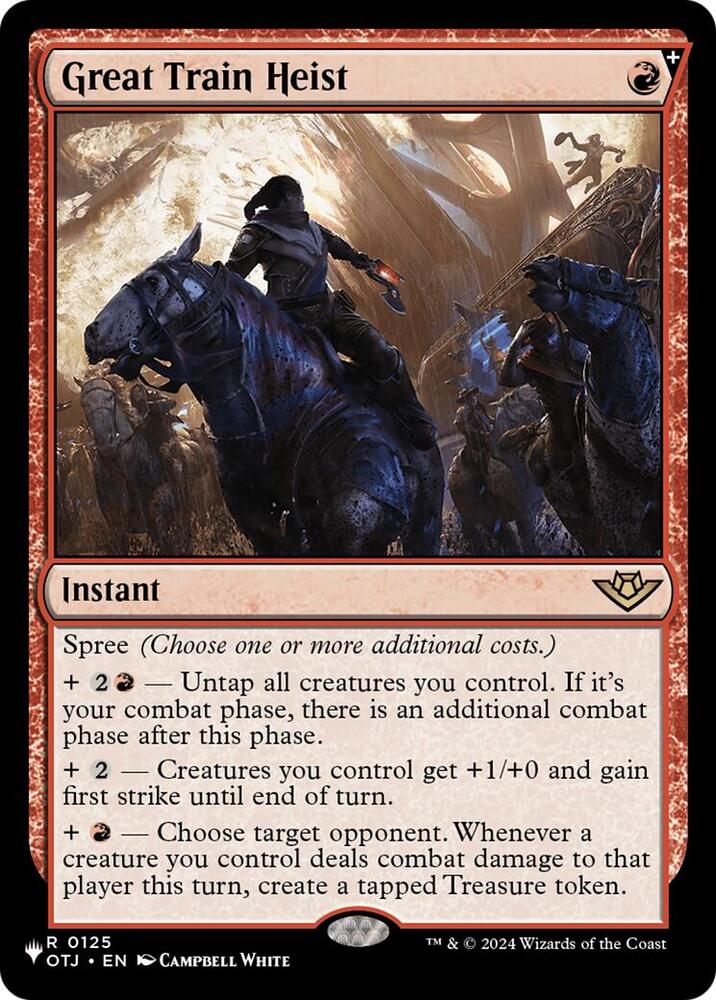 Great Train Heist (125) [The List] | Boutique FDB TCG