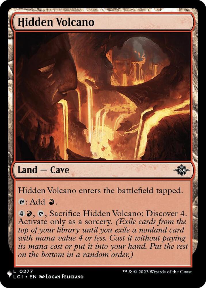 Hidden Volcano (277) [The List] | Boutique FDB TCG