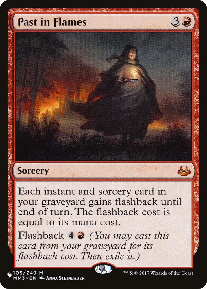 Past in Flames (105) [The List] | Boutique FDB TCG
