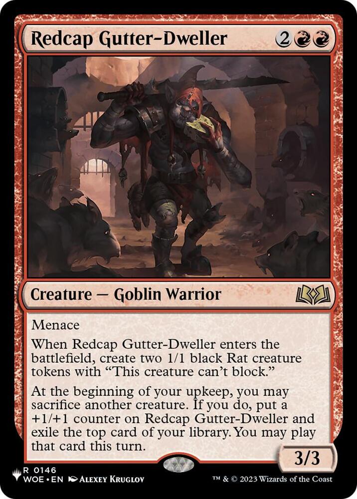 Redcap Gutter-Dweller (146) [The List] | Boutique FDB TCG