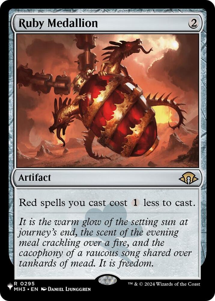 Ruby Medallion (295) [The List] | Boutique FDB TCG