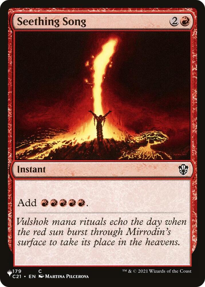 Seething Song (C21) (179) [The List] | Boutique FDB TCG