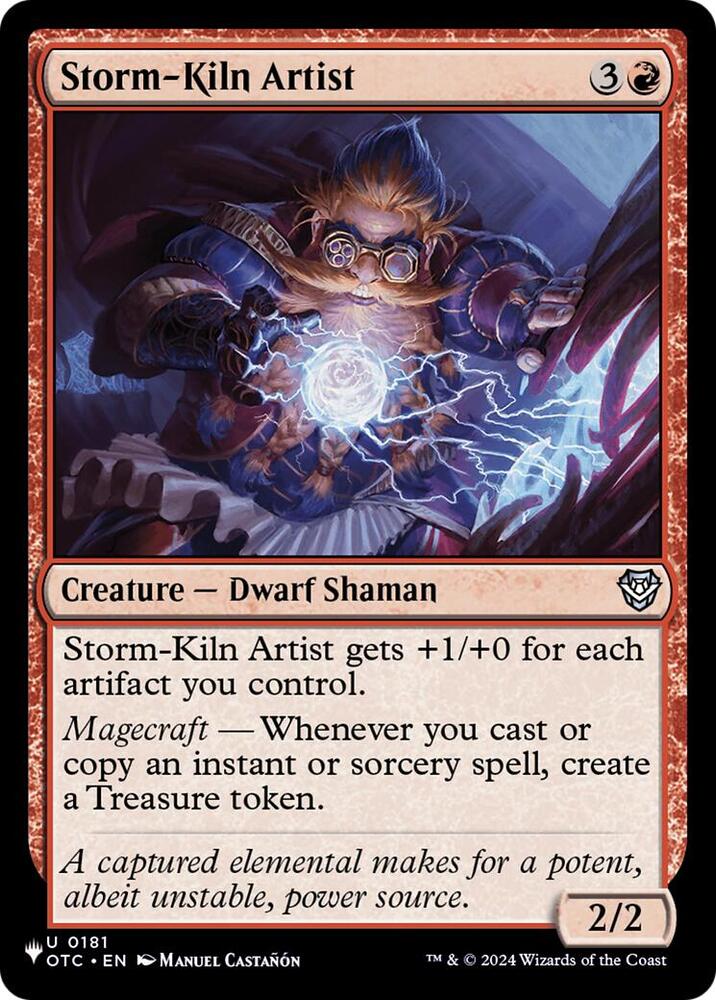 Storm-Kiln Artist (OTC) (181) [The List] | Boutique FDB TCG