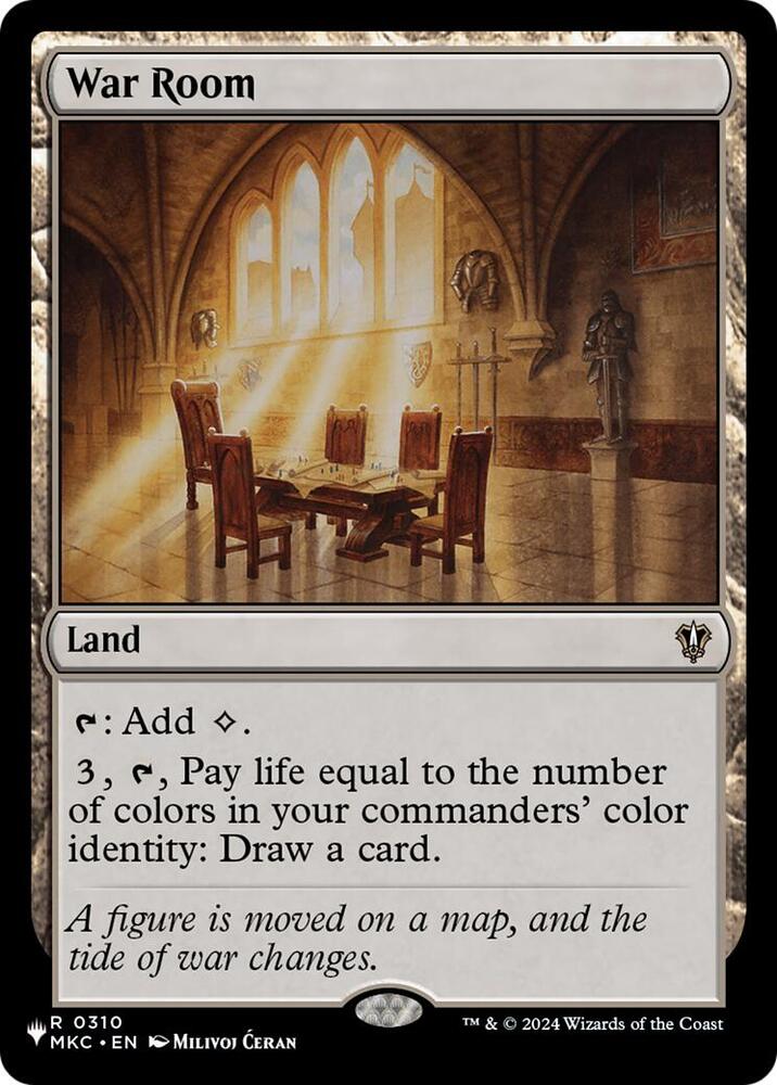 War Room (MKC) (310) [The List] | Boutique FDB TCG