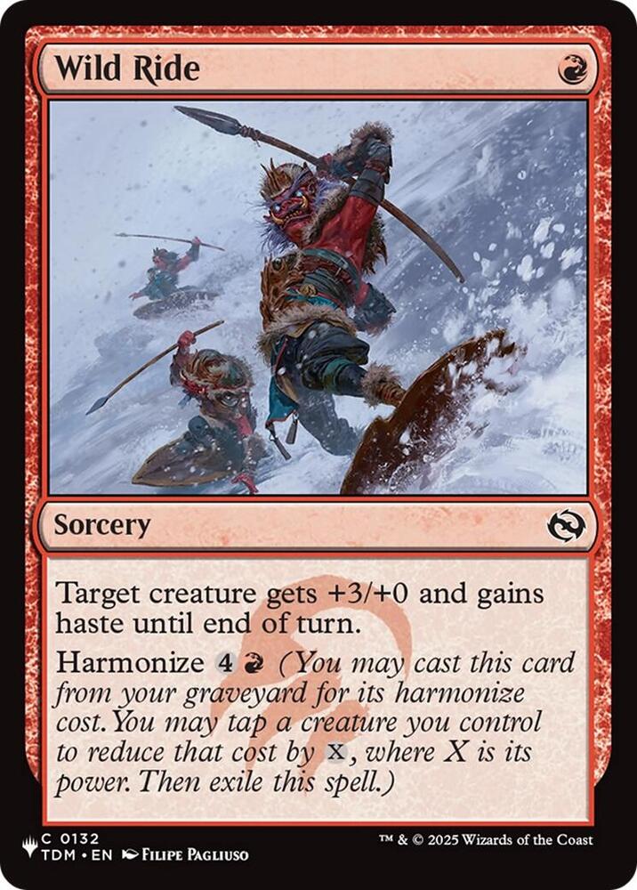 Wild Ride (132) [The List] | Boutique FDB TCG