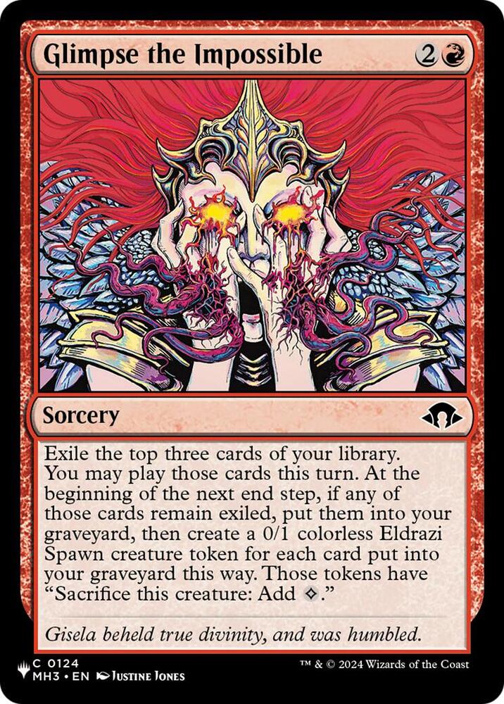 Glimpse the Impossible (124) [The List] | Boutique FDB TCG