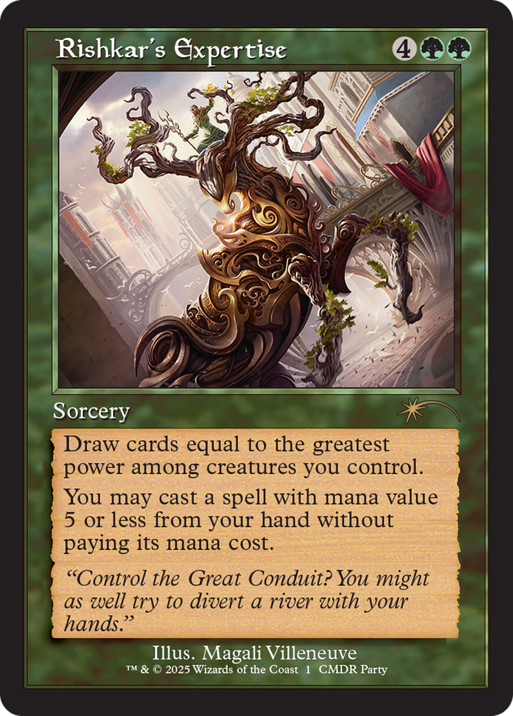 Rishkar's Expertise (Retro Frame) [Wizards Play Network 2025] | Boutique FDB TCG