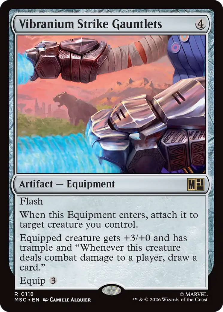 Vibranium Strike Gauntlets [Marvel Super Heroes Commander] | Boutique FDB TCG