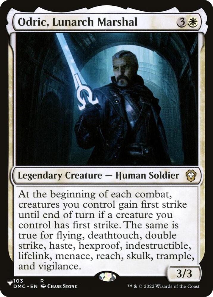 Odric, Lunarch Marshal (DMC) (103) [The List] | Boutique FDB TCG