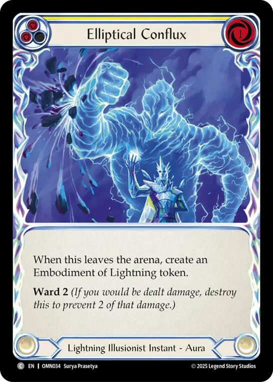 Elliptical Conflux [OMN034] (Omens of the Third Age)  Cold Foil | Boutique FDB TCG