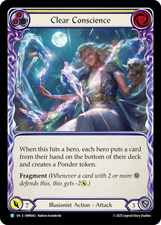 Clear Conscience (Yellow) [OMN042] (Omens of the Third Age) | Boutique FDB TCG