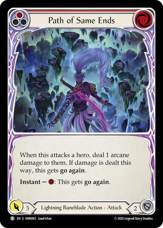 Path of Same Ends (Red) [OMN065] (Omens of the Third Age) | Boutique FDB TCG