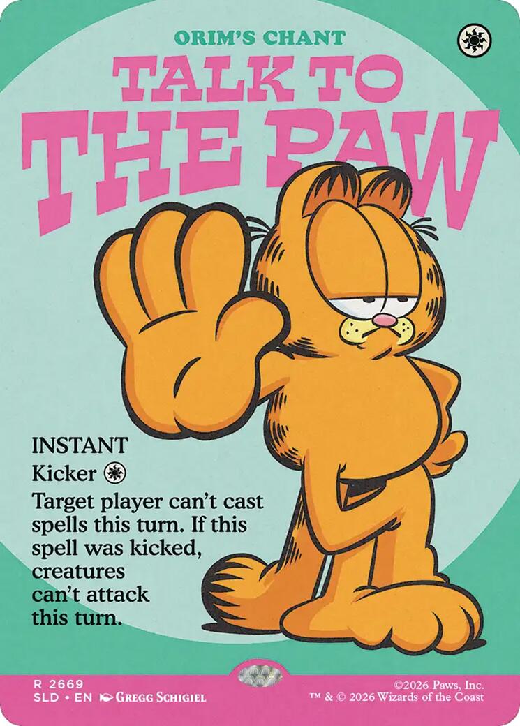 Talk to the Paw - Orim's Chant [Secret Lair Drop Series] | Boutique FDB TCG