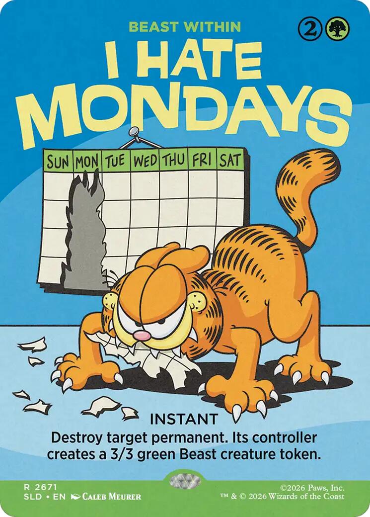 I Hate Mondays - Beast Within [Secret Lair Drop Series] | Boutique FDB TCG