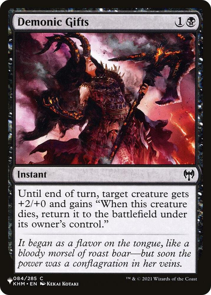 Demonic Gifts (84) [The List] | Boutique FDB TCG