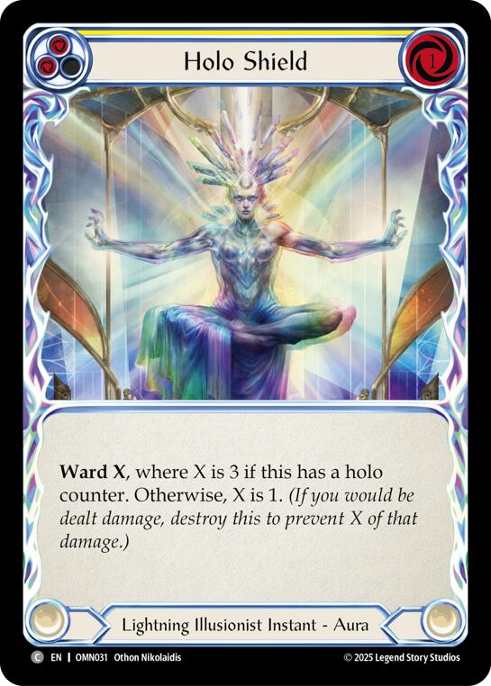 Holo Shield (Yellow) [OMN031] (Omens of the Third Age) | Boutique FDB TCG