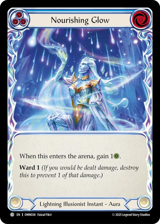Nourishing Glow (Blue) [OMN038] (Omens of the Third Age) | Boutique FDB TCG