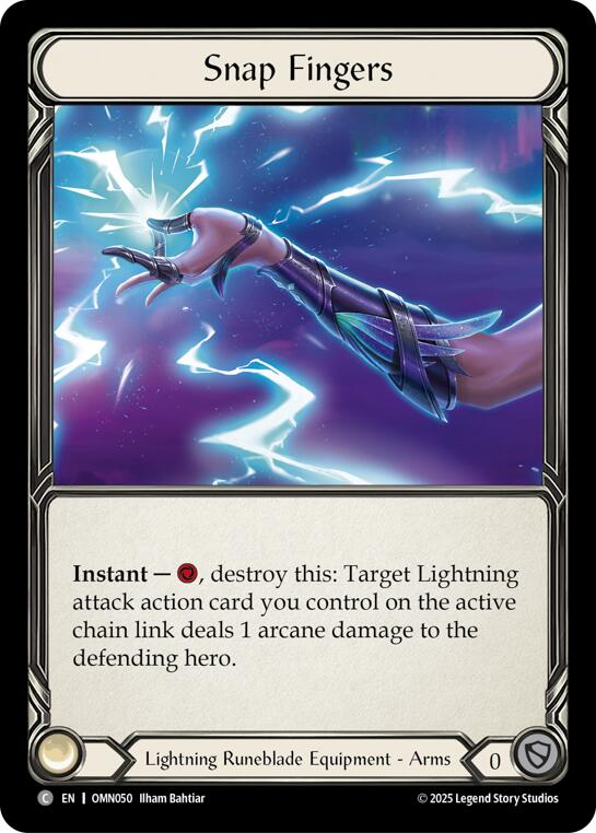 Snap Fingers [OMN050] (Omens of the Third Age) | Boutique FDB TCG