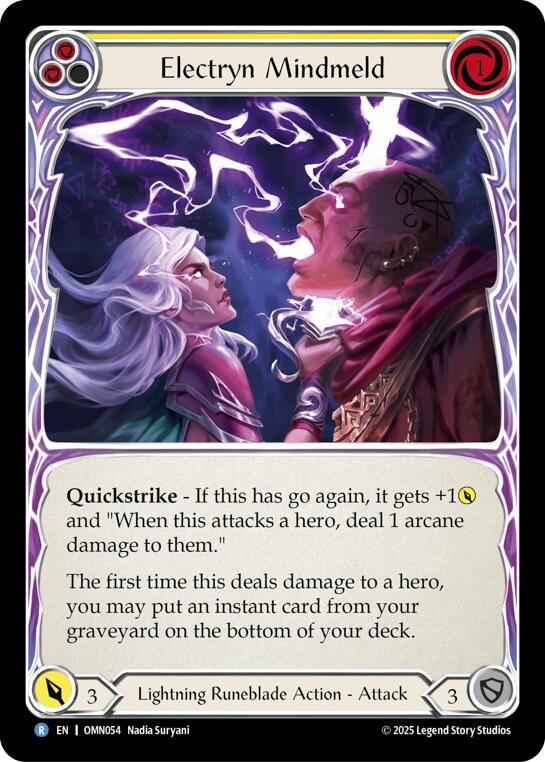 Electryn Mindmeld (Yellow) [OMN054] (Omens of the Third Age) | Boutique FDB TCG
