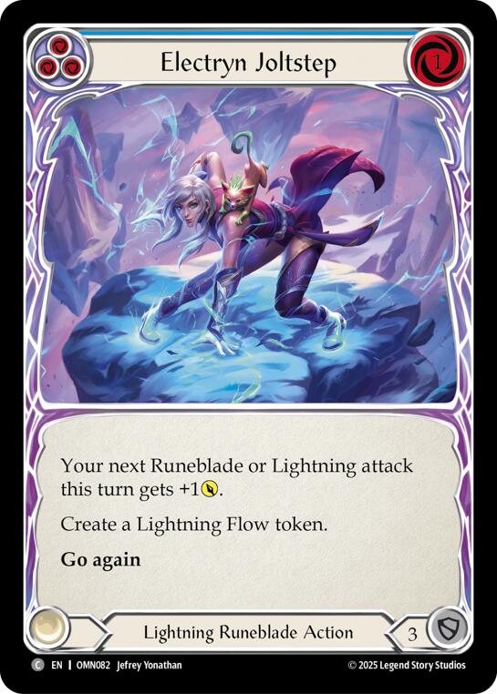 Electryn Joltstep (Blue) [OMN082] (Omens of the Third Age) | Boutique FDB TCG