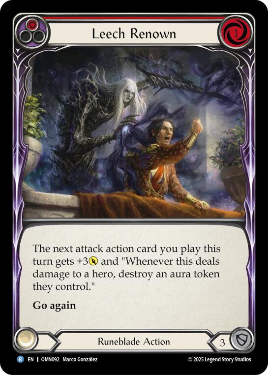 Leech Renown (Red) [OMN092] (Omens of the Third Age) | Boutique FDB TCG