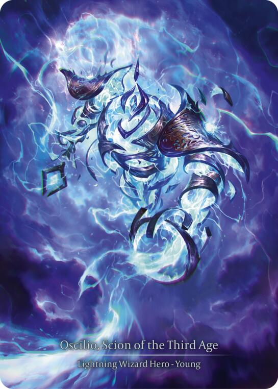 Oscilio Scion Of The Third Age (Marvel) [OMN095] (Omens of the Third Age)  Cold Foil | Boutique FDB TCG