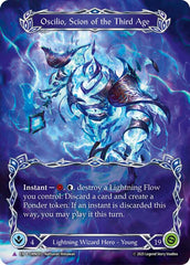 Oscilio Scion Of The Third Age (Marvel) [OMN095] (Omens of the Third Age)  Cold Foil | Boutique FDB TCG