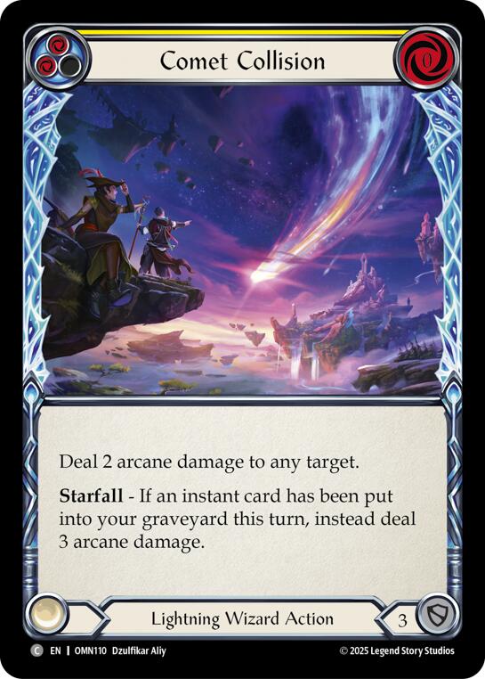 Comet Collision (Yellow) [OMN110] (Omens of the Third Age) | Boutique FDB TCG
