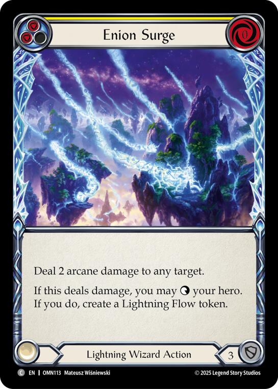 Enion Surge (Yellow) [OMN113] (Omens of the Third Age) | Boutique FDB TCG