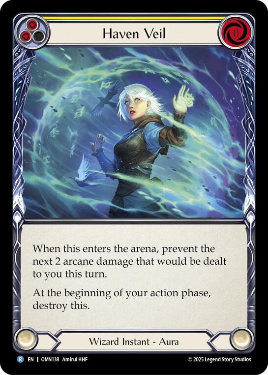 Haven Veil (Yellow) [OMN138] (Omens of the Third Age) | Boutique FDB TCG