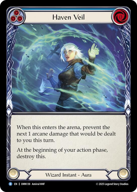 Haven Veil (Blue) [OMN139] (Omens of the Third Age) | Boutique FDB TCG