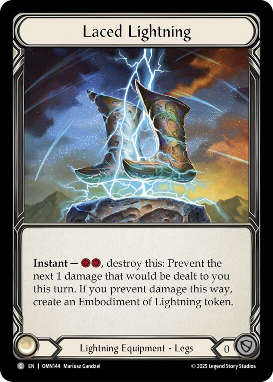 Laced Lightning [OMN144] (Omens of the Third Age)  Cold Foil | Boutique FDB TCG