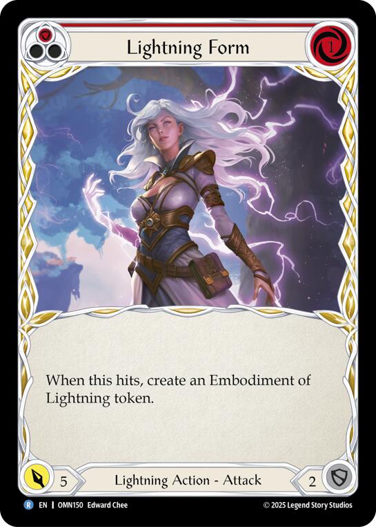 Lightning Form (Red) [OMN150] (Omens of the Third Age) | Boutique FDB TCG