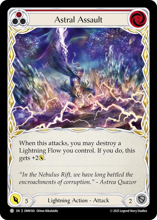 Astral Assault (Red) [OMN160] (Omens of the Third Age) | Boutique FDB TCG