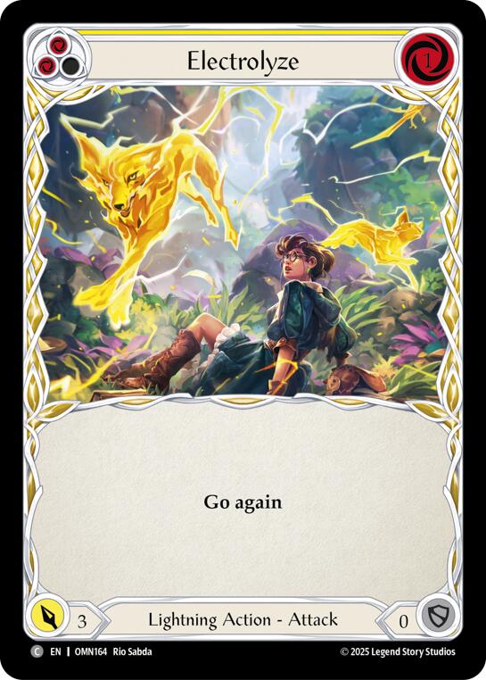 Electrolyze (Yellow) [OMN164] (Omens of the Third Age) | Boutique FDB TCG