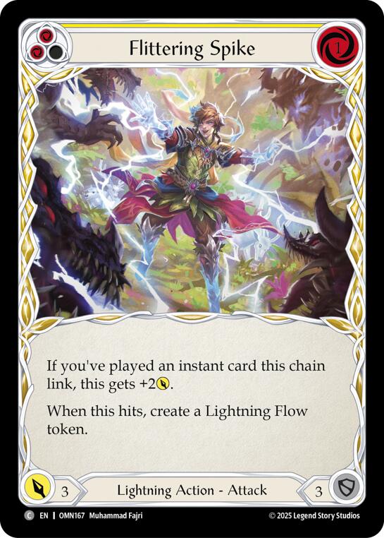 Flittering Spike (Yellow) [OMN167] (Omens of the Third Age) | Boutique FDB TCG