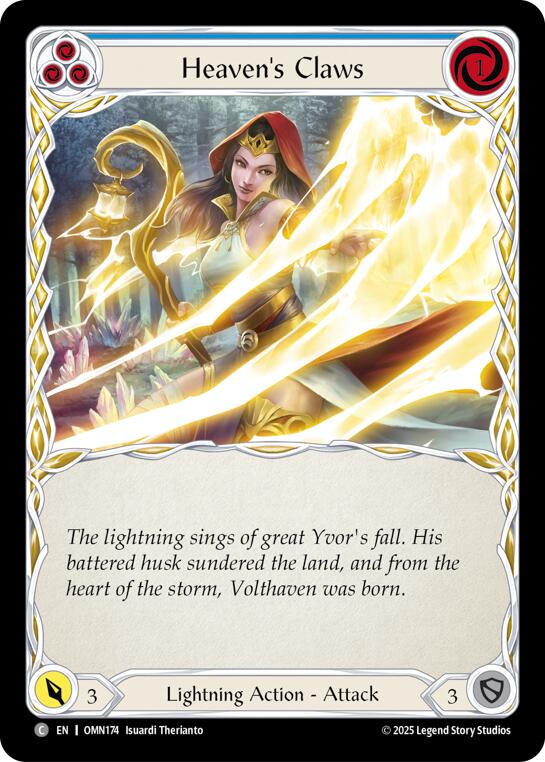 Heavens Claws (Yellow) [OMN174] (Omens of the Third Age) | Boutique FDB TCG