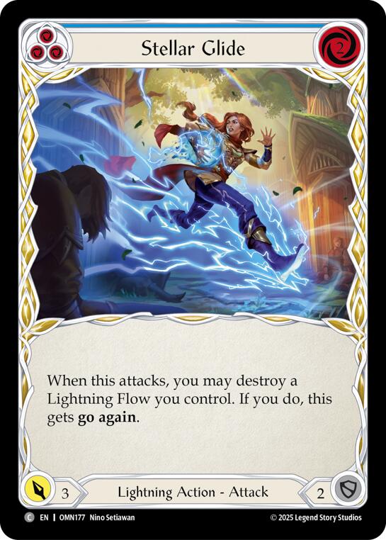 Stellar Glide (Blue) [OMN177] (Omens of the Third Age) | Boutique FDB TCG