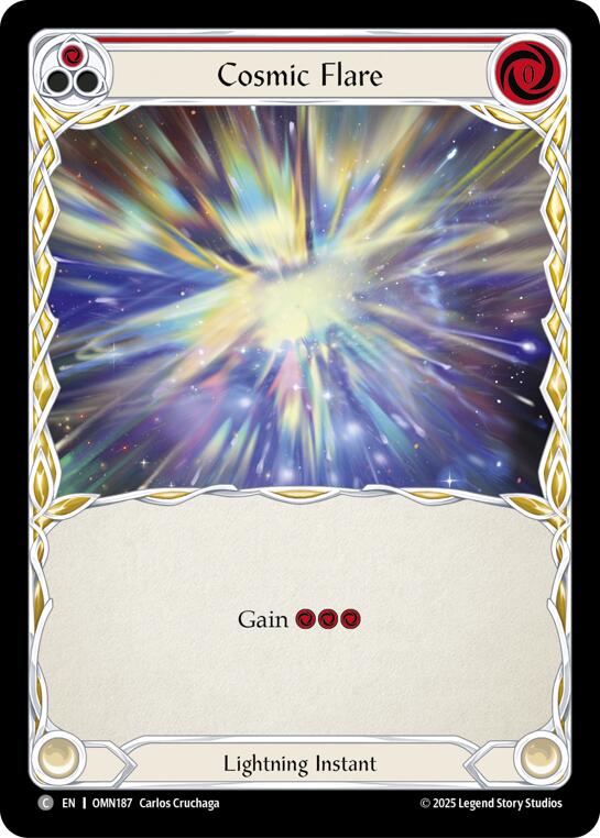 Cosmic Flare (Red) [OMN187] (Omens of the Third Age) | Boutique FDB TCG