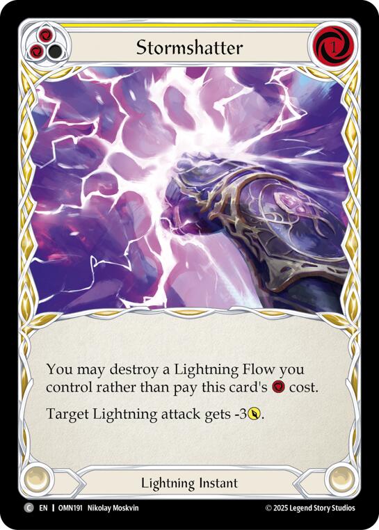 Stormshatter (Yellow) [OMN191] (Omens of the Third Age) | Boutique FDB TCG