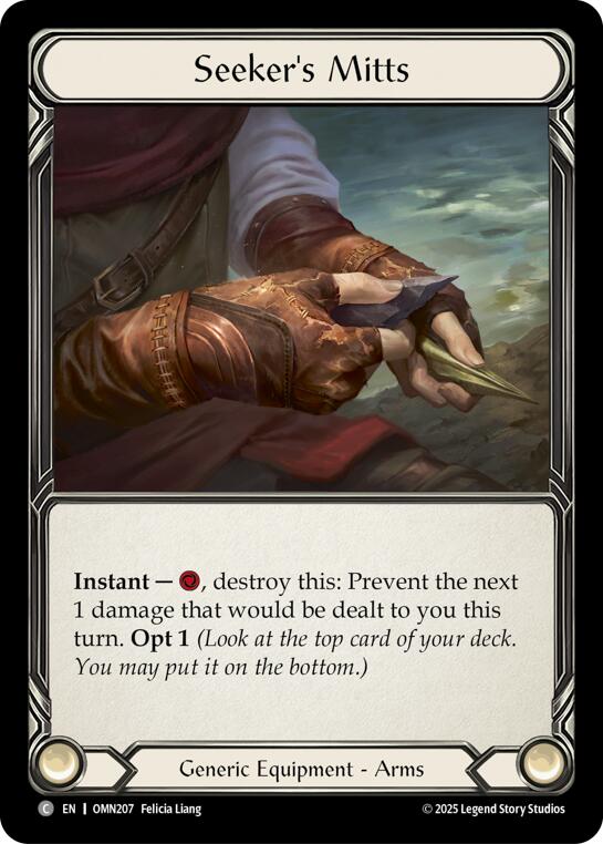 Seekers Mitts [OMN207] (Omens of the Third Age) | Boutique FDB TCG