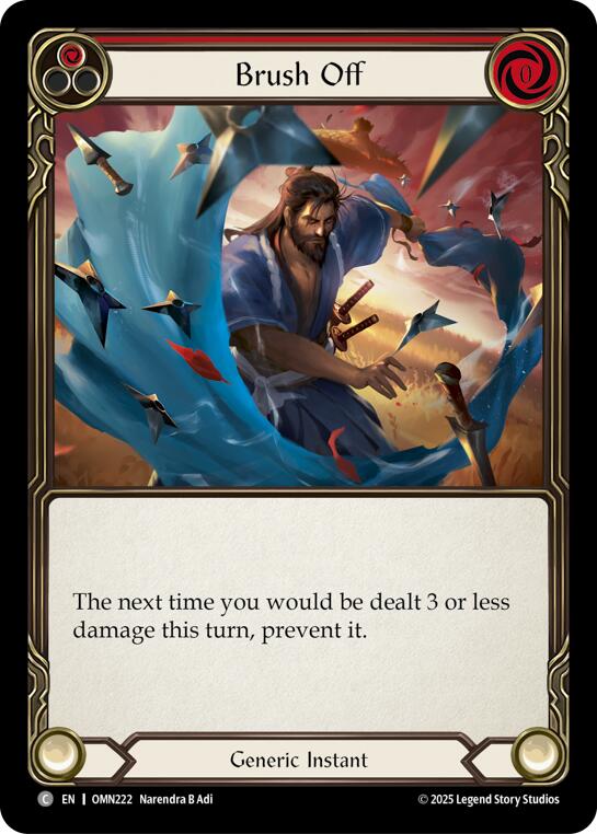 Brush Off (Red) [OMN222] (Omens of the Third Age) | Boutique FDB TCG