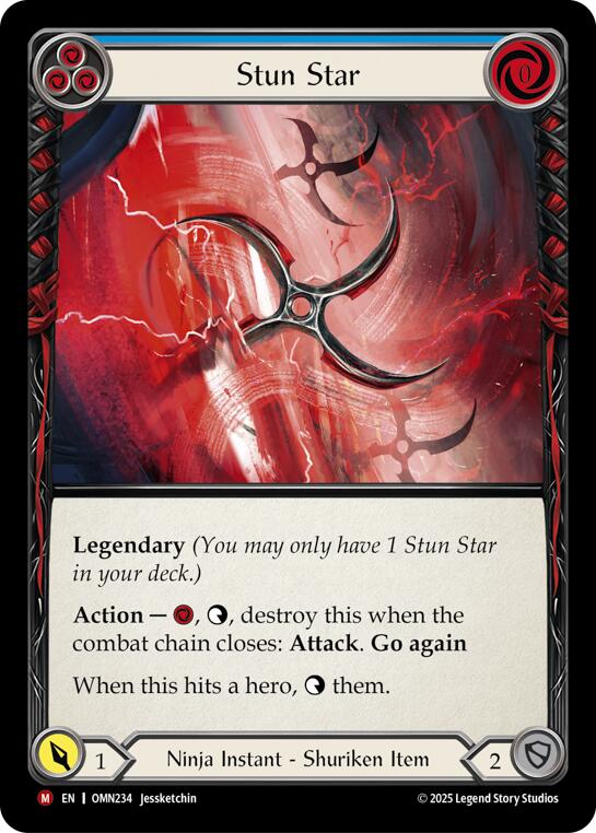 Stun Star (Blue) [OMN234] (Omens of the Third Age) | Boutique FDB TCG
