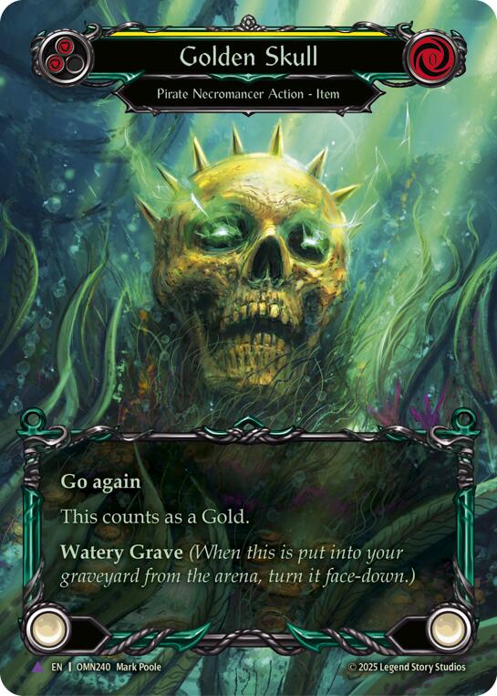 Golden Skull (Yellow) (Marvel) [OMN240] (Omens of the Third Age)  Cold Foil | Boutique FDB TCG