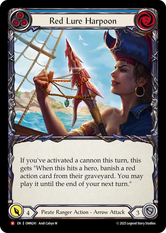 Red Lure Harpoon (Blue) [OMN241] (Omens of the Third Age) | Boutique FDB TCG