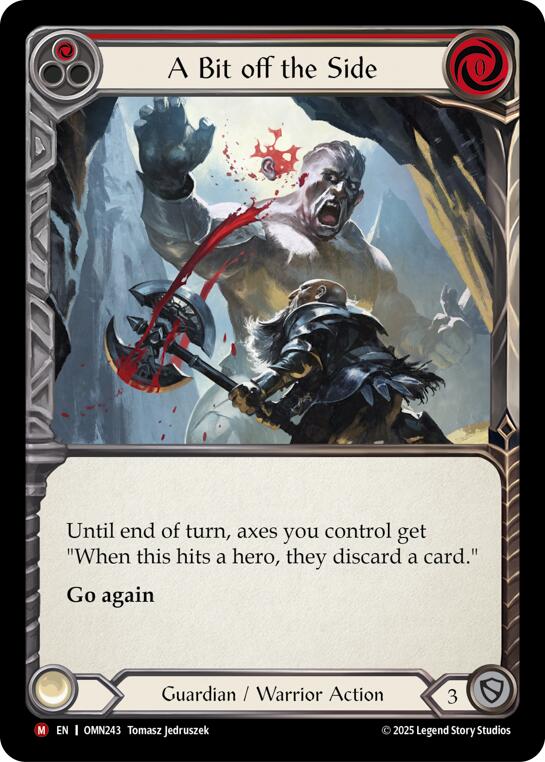 A Bit Off The Side (Red) [OMN243] (Omens of the Third Age) | Boutique FDB TCG
