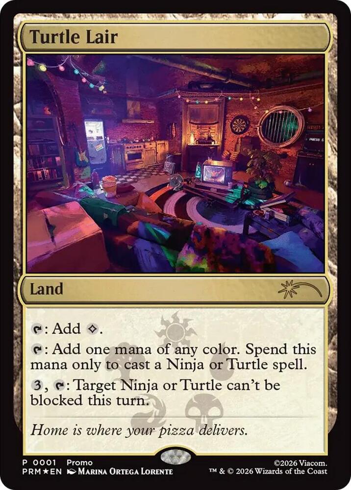 Turtle Lair (Costco Bundle) (1) [Unique and Miscellaneous Promos] | Boutique FDB TCG